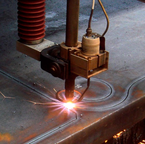 Oxyfuel cutting